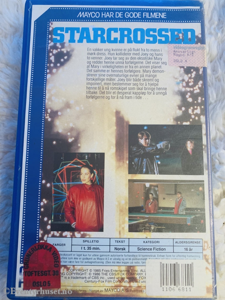 Star Crossed. 1985. Vhs Big Box.