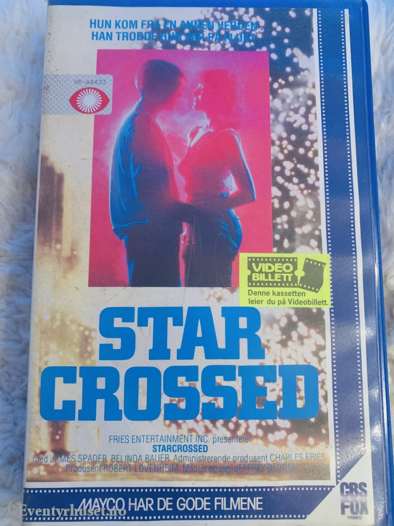 Star Crossed. 1985. Vhs Big Box.