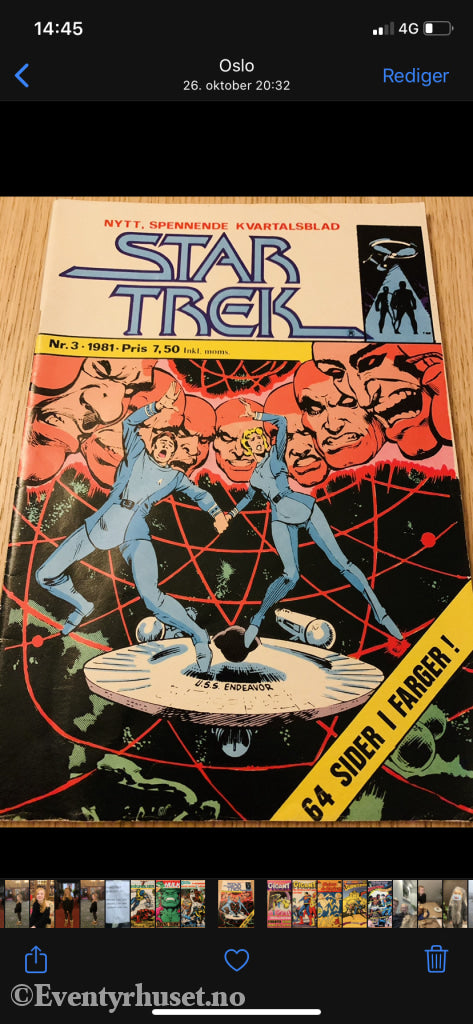 Star Trek. 1981/03. Tegneserieblad