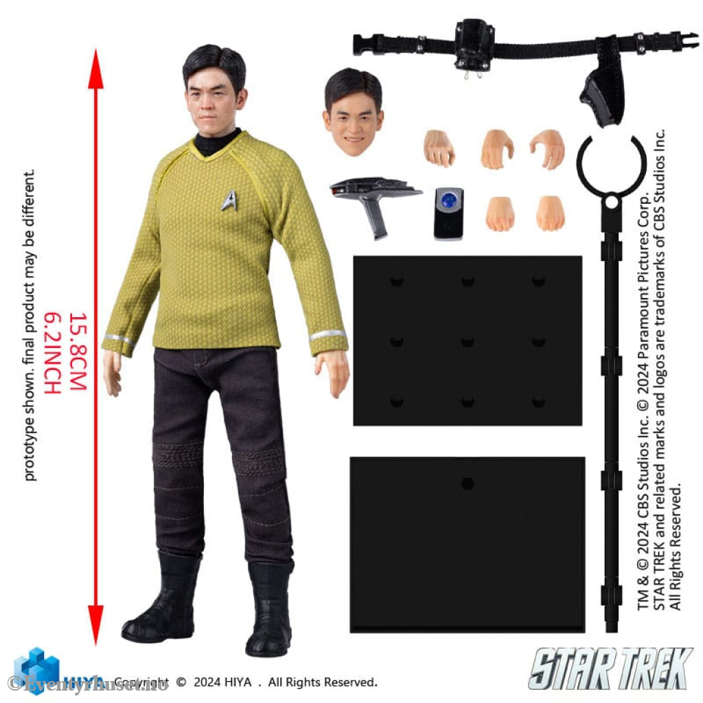 Star Trek 2009 Exquisite Super Series Actionfigur 1/12 Sulu 16 cm Toys