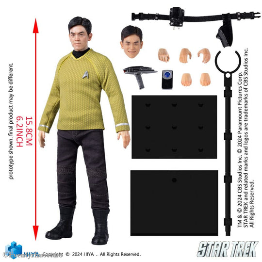 Star Trek 2009 Exquisite Super Series Actionfigur 1/12 Sulu 16 cm Toys