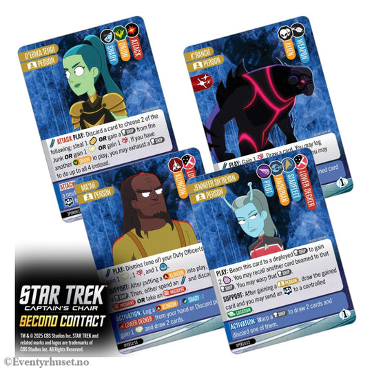 Star Trek: Captain’s Chair Card Game Second Contact *English Version* Games