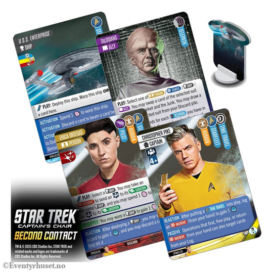 Star Trek: Captain’s Chair Card Game Second Contact *English Version* Games