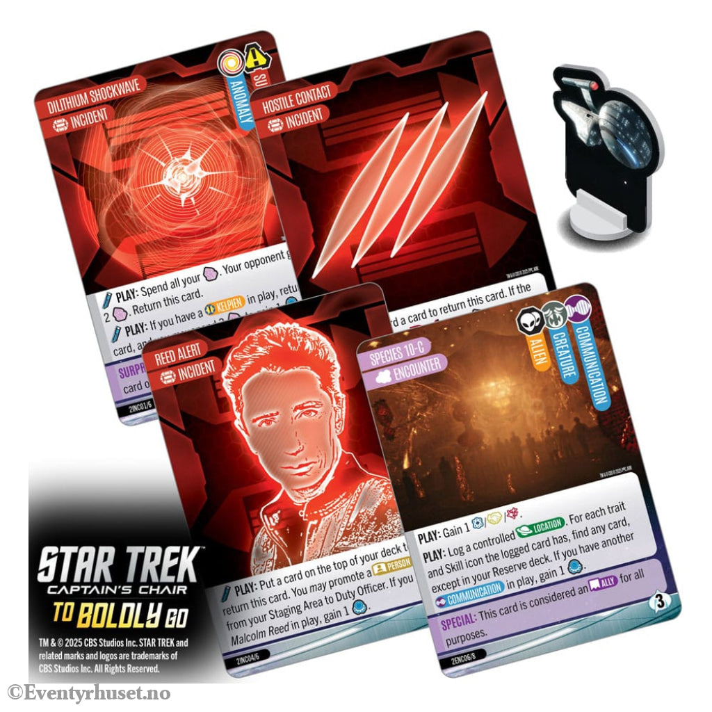 Star Trek: Captain’s Chair Card Game To Boldly Go *English Version* Games