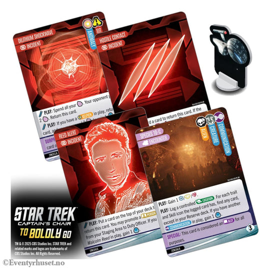 Star Trek: Captain’s Chair Card Game To Boldly Go *English Version* Games