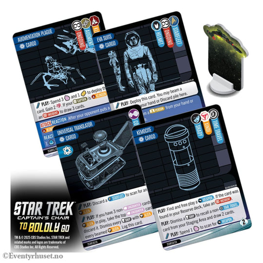 Star Trek: Captain’s Chair Card Game To Boldly Go *English Version* Games