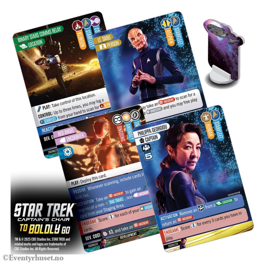Star Trek: Captain’s Chair Card Game To Boldly Go *English Version* Games