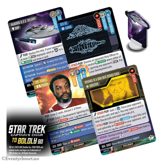 Star Trek: Captain’s Chair Card Game To Boldly Go *English Version* Games