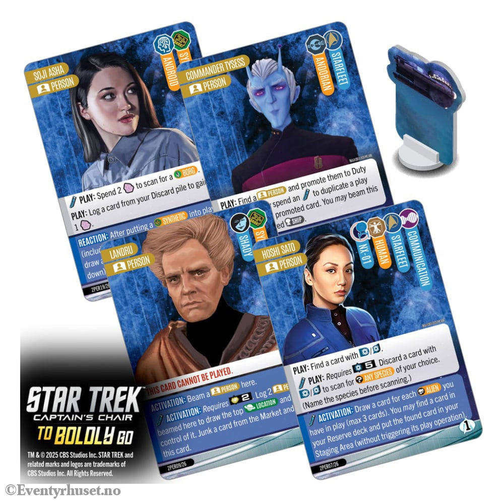 Star Trek: Captain’s Chair Card Game To Boldly Go *English Version* Games