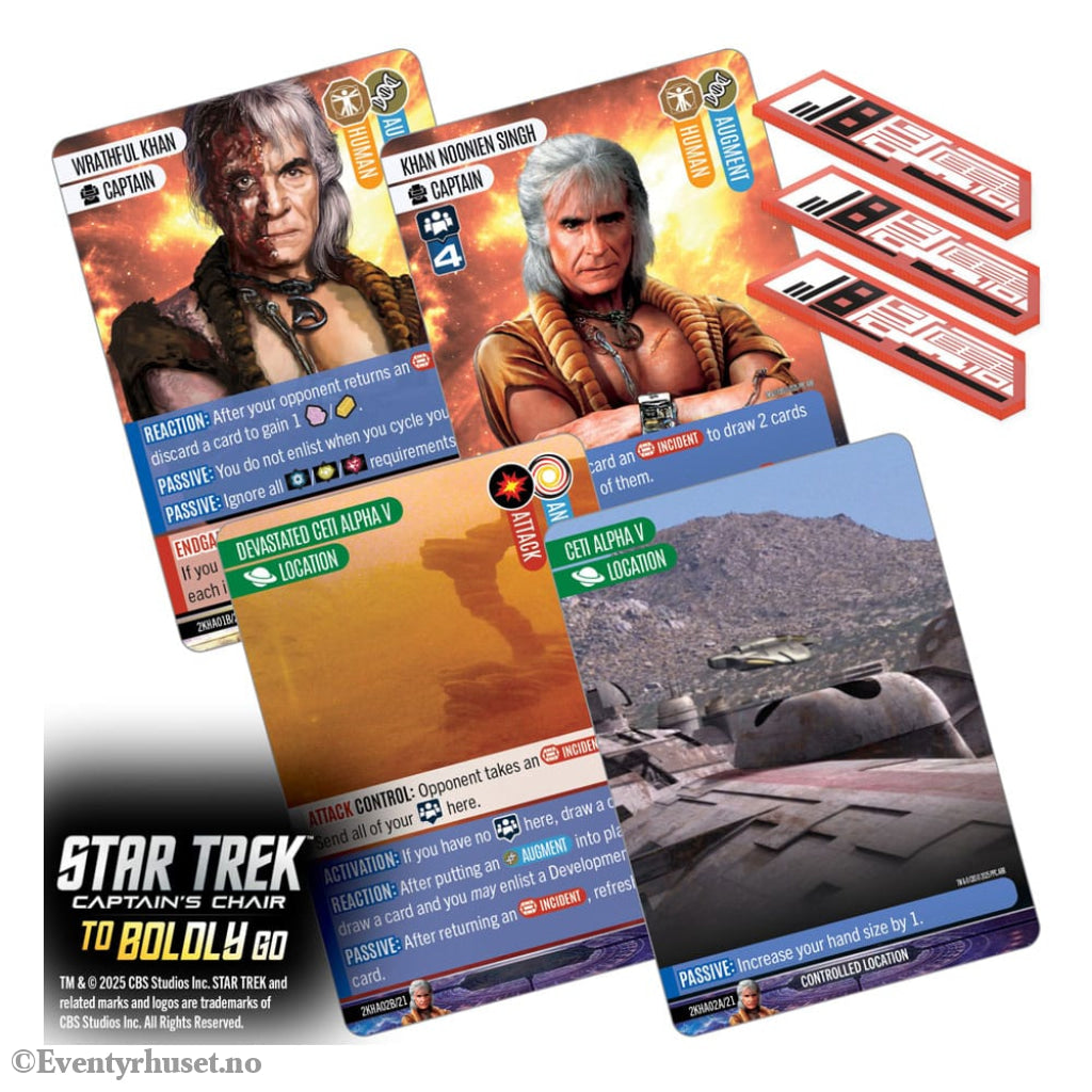 Star Trek: Captain’s Chair Card Game To Boldly Go *English Version* Games