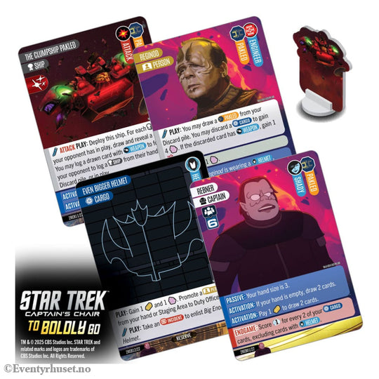 Star Trek: Captain’s Chair Card Game To Boldly Go *English Version* Games