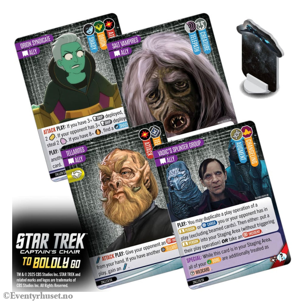 Star Trek: Captain’s Chair Card Game To Boldly Go *English Version* Games