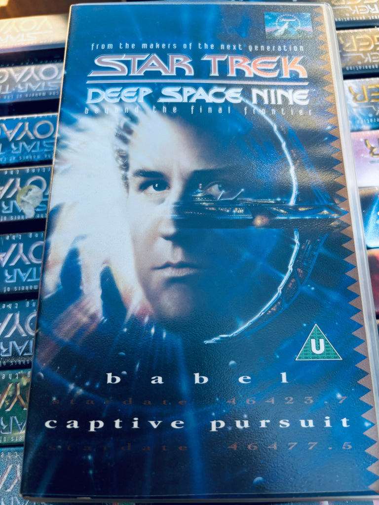 Star Trek Deep Space Nine. Babel / Captive Pursuit. VHS. Solgt i Norge! VHS