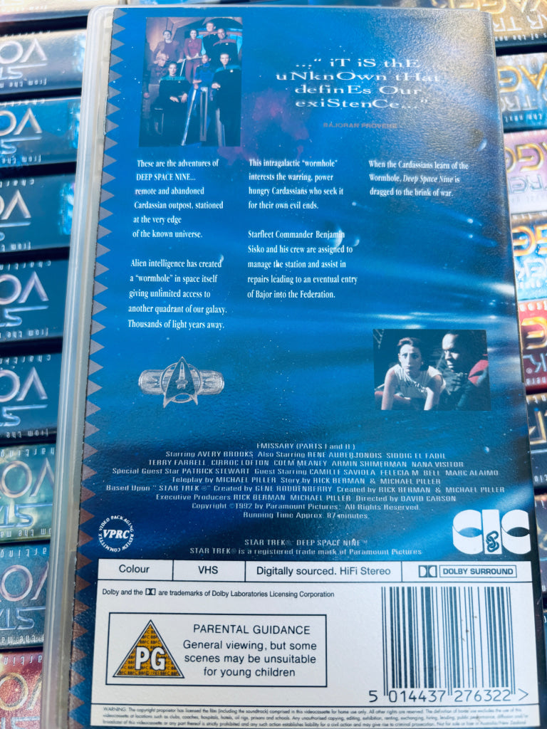 Star Trek Deep Space Nine. Emissary. VHS. Solgt i Norge! VHS