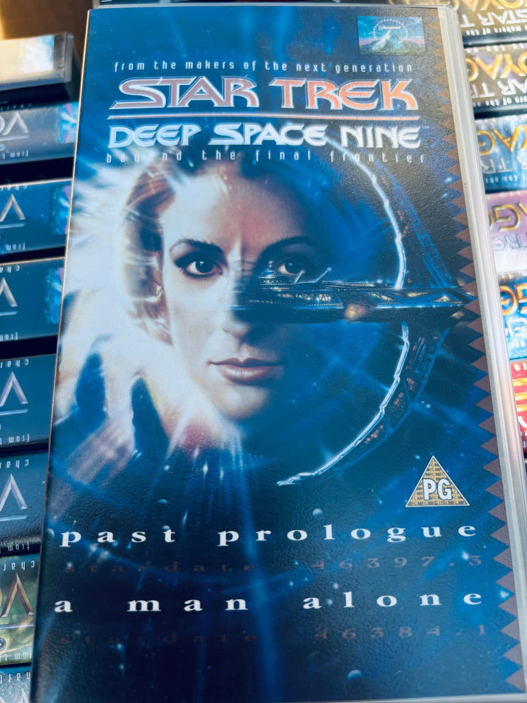 Star Trek Deep Space Nine. Past Prologue / A Man Alone. VHS. Solgt i Norge! VHS