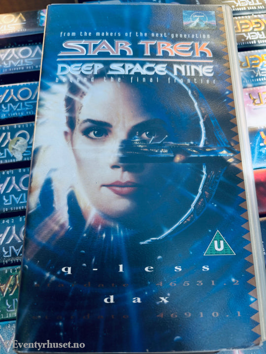 Star Trek Deep Space Nine. Q-Less / Dax. VHS. Solgt i Norge! VHS