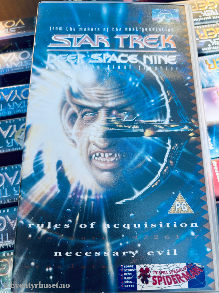 Star Trek Deep Space Nine. Rules of Acquisition/ Necessary Evil. VHS. Solgt i Norge! VHS