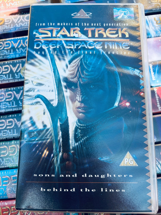 Star Trek Deep Space Nine. Sons and Daughters / Behind the Lines. VHS. Solgt i Norge! VHS