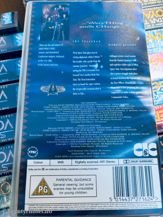 Star Trek Deep Space Nine. The Forsaken / Dramatis Personae. VHS. Solgt i Norge! VHS