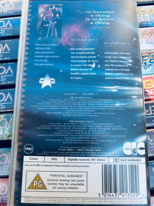 Star Trek Deep Space Nine. Vol. 3.1. VHS. Solgt i Norge! VHS