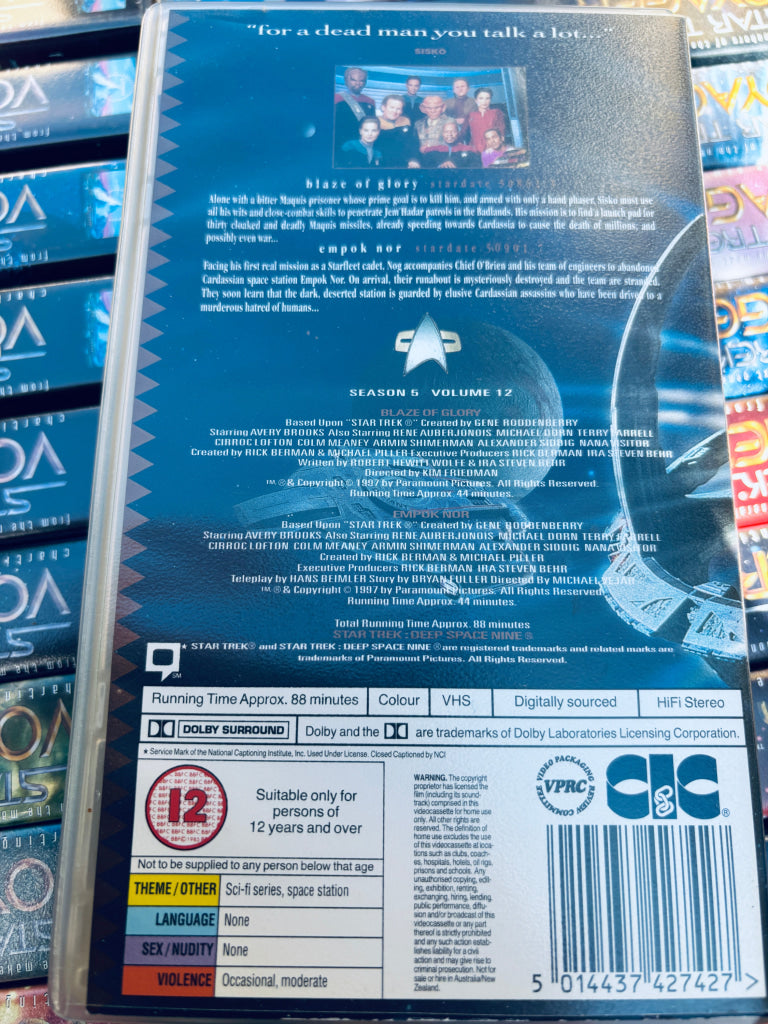 Star Trek Deep Space Nine. Vol. 5.12. VHS. Solgt i Norge! VHS