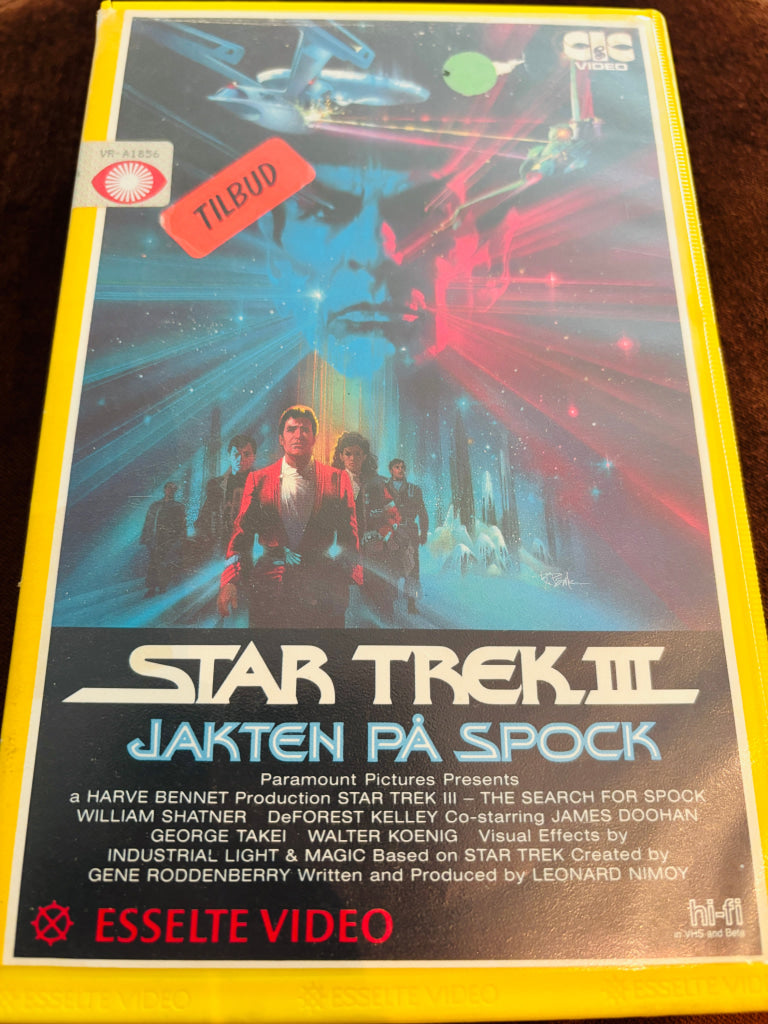 Star Trek III. Jakten på Spock. 1984. VHS Big Box. VHS Big Box