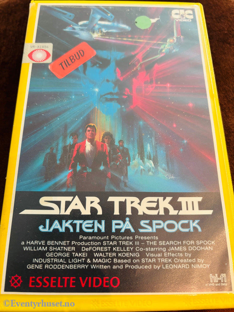 Star Trek III. Jakten på Spock. 1984. VHS Big Box. VHS Big Box