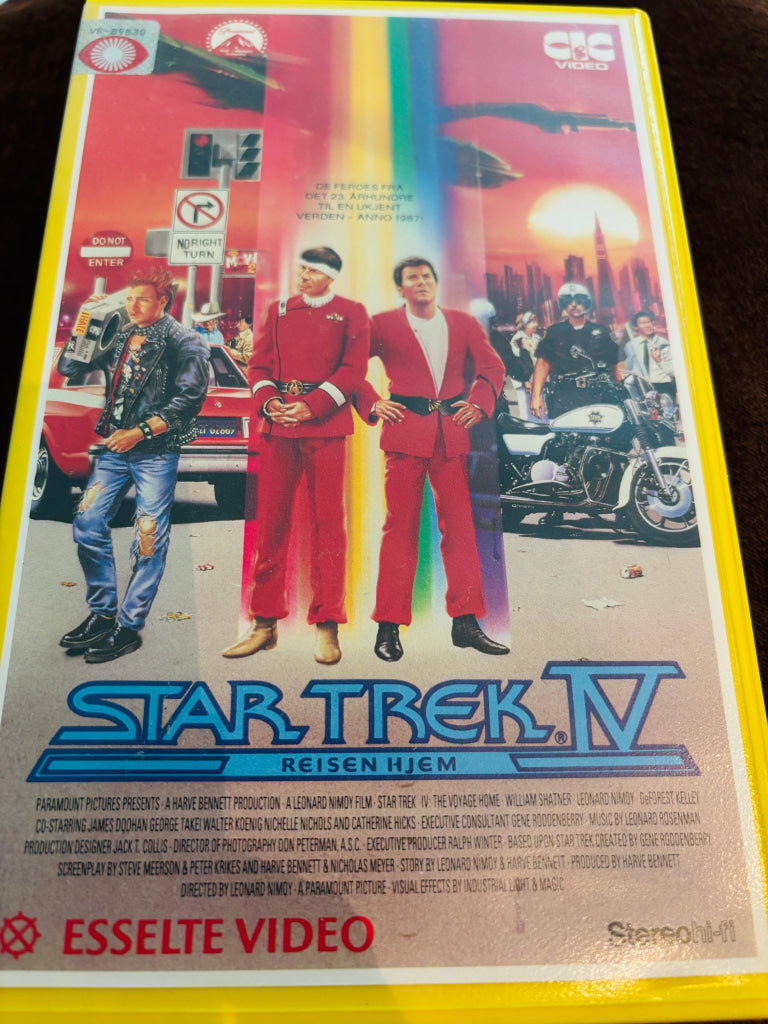 Star Trek IV. Reisen hjem. 1986. VHS Big Box. VHS Big Box