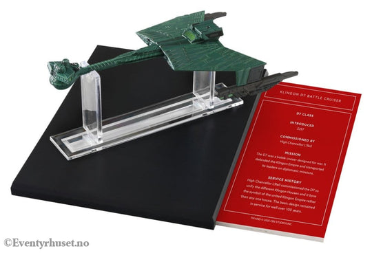 Star Trek Library Die-Cast Klingon D7 Battle Cruiser 10 cm Collectibles