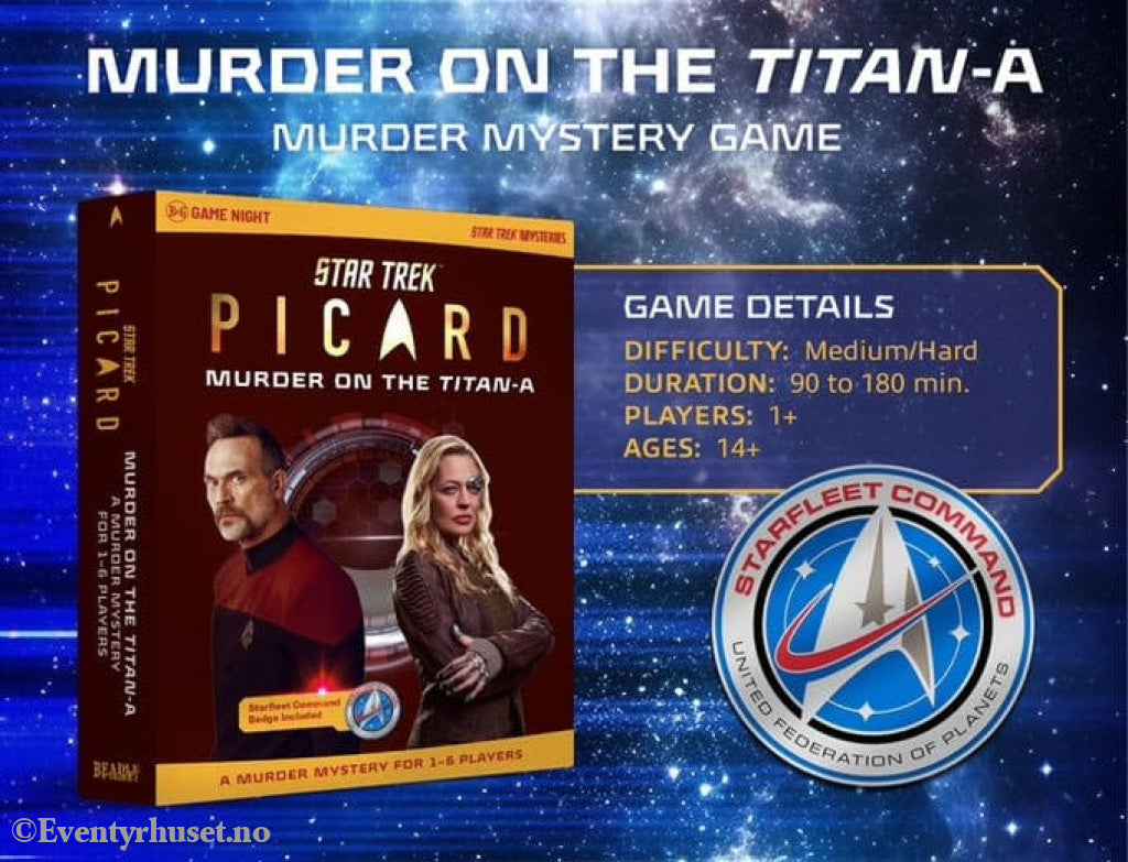 Star Trek: Picard Murder Mystery Game Murder on the Titan-A *English Version* Games