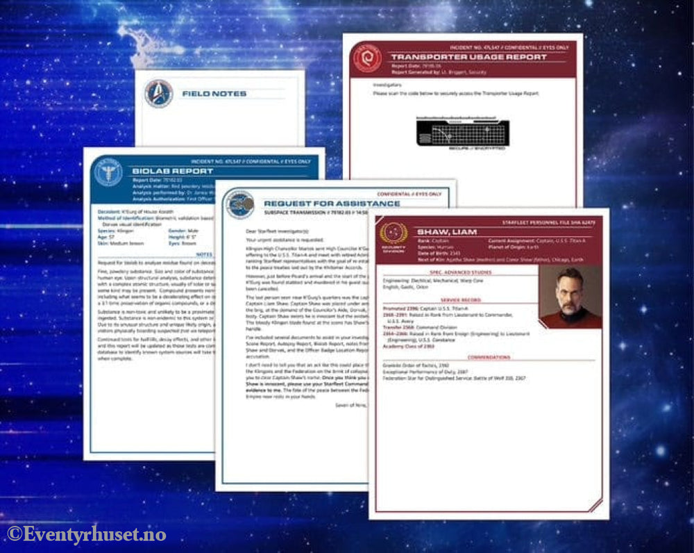 Star Trek: Picard Murder Mystery Game Murder on the Titan-A *English Version* Games