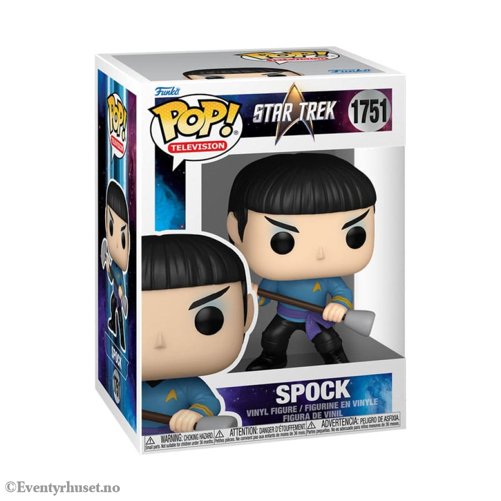 Star Trek POP!&Buddy TV Vinyl Figure Spock w/WPN 9 cm Collectibles