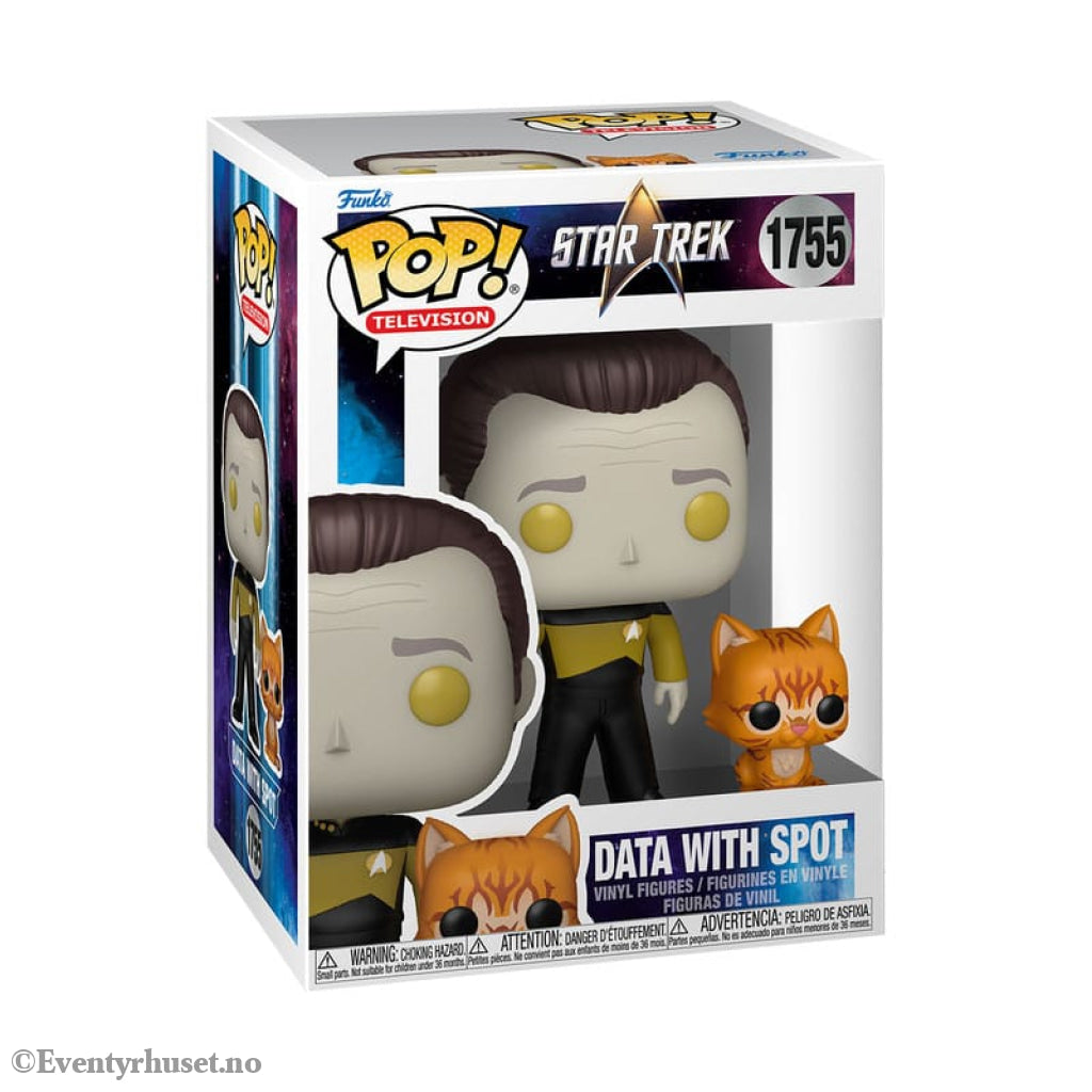 Star Trek POP!&Buddy TV Vinyl Figure STNXTGen- Data w/spot 9 cm Collectibles