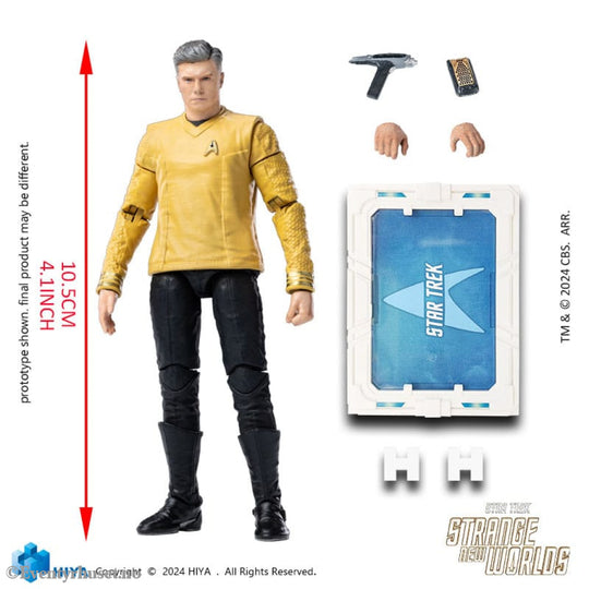 Star Trek Strange New Worlds Exquisite Mini Series Actionfigur 1/18 Pike 11 cm Toys