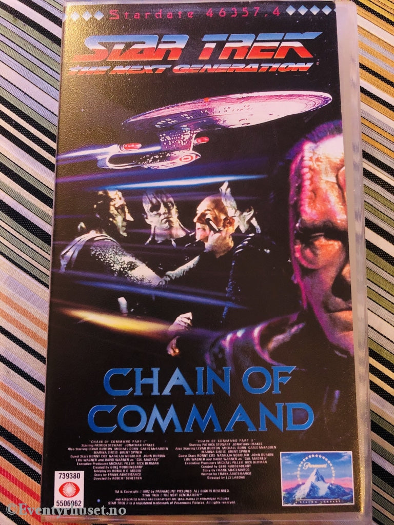 Star Trek. The Next Generation. 1992. Chain Of Command. Vhs. Vhs