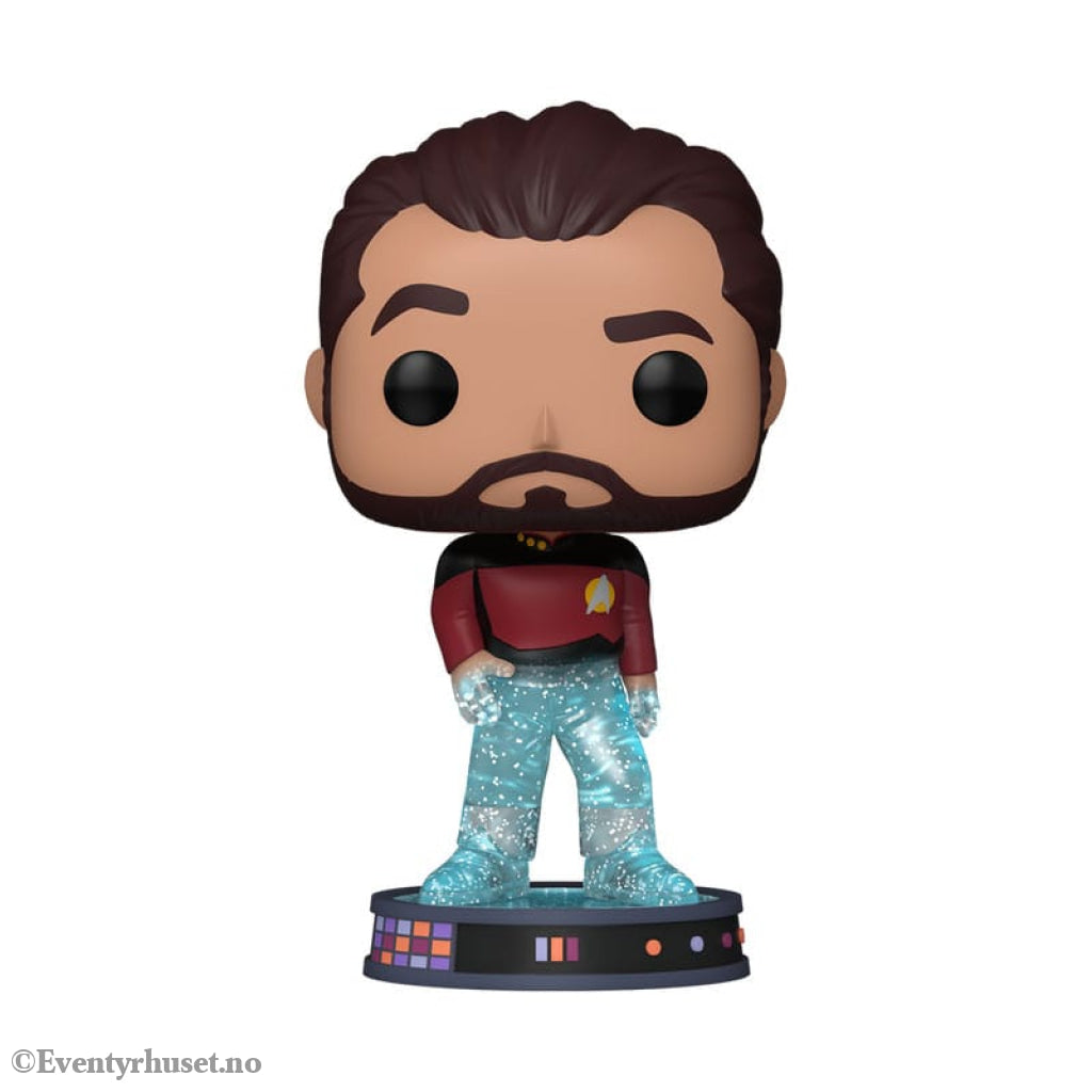 Star Trek Transporter POP! Plus Movies Vinyl Figure Riker 9 cm Collectibles