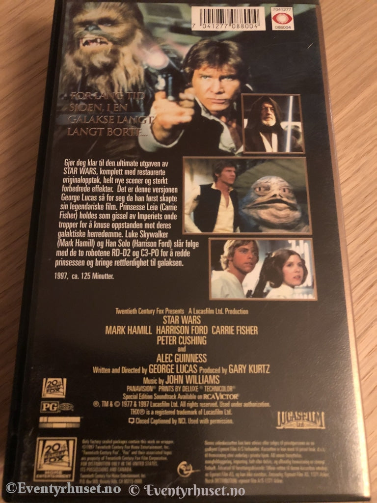 Star Wars. 1977/97. Spesialutgaven. Vhs. Vhs
