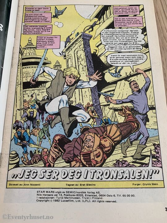 Star Wars. 05/1986. Tegneserieblad