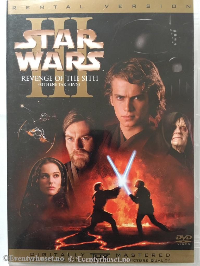 Star Wars Iii: Revenge Of The Sith. Dvd. Dvd