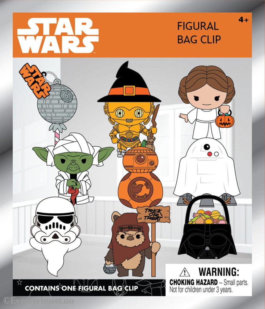 Star Wars 3D PVC Bag Clips Halloween Display (24) Fashion & Accessories