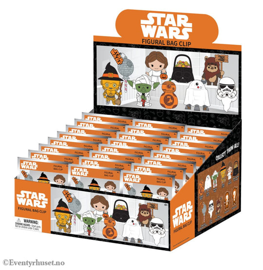Star Wars 3D PVC Bag Clips Halloween Display (24) Fashion & Accessories