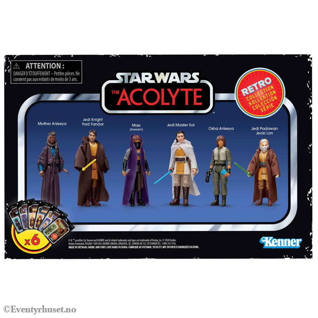 Star Wars: Acolyte Retro Collection Action Figure 6-Pack 10 cm. Mint In Sealed Box (MISB)! Actionfigur