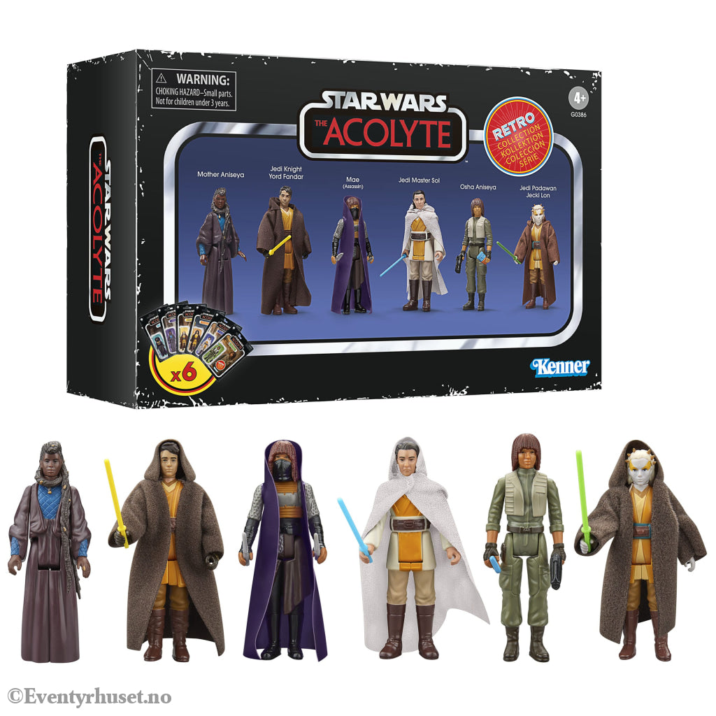 Star Wars: Acolyte Retro Collection Action Figure 6-Pack 10 cm. Mint In Sealed Box (MISB)! Actionfigur