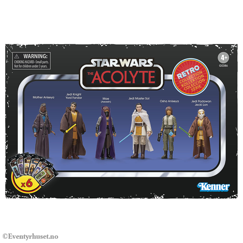 Star Wars: Acolyte Retro Collection Action Figure 6-Pack 10 cm. Mint In Sealed Box (MISB)! Actionfigur