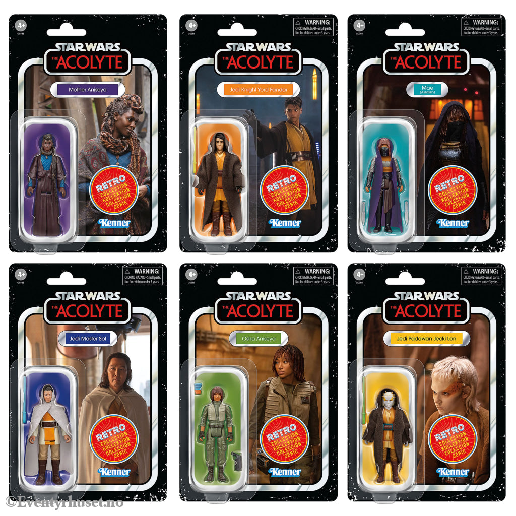 Star Wars: Acolyte Retro Collection Action Figure 6-Pack 10 cm. Mint In Sealed Box (MISB)! Actionfigur