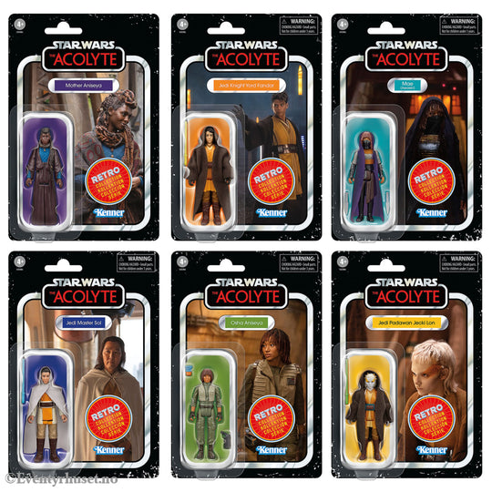 Star Wars: Acolyte Retro Collection Action Figure 6-Pack 10 cm. Mint In Sealed Box (MISB)! Actionfigur