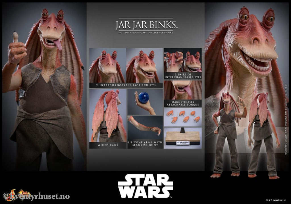 Star Wars Action Figure 1/6 Jar Jar Binks 33 cm Toys