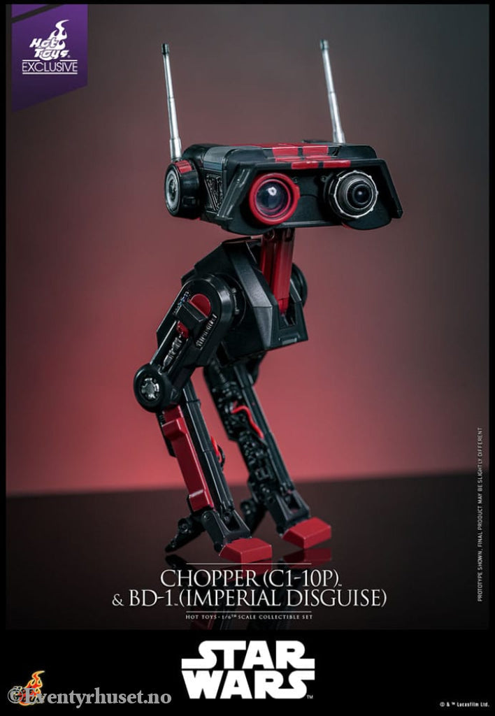 Star Wars Action Figure Set 1/6 Chopper (C1-10P™) & BD-1™ (Imperial Disguise) 18 cm & 8 cm Toys