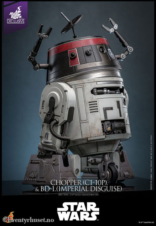 Star Wars Action Figure Set 1/6 Chopper (C1-10P™) & BD-1™ (Imperial Disguise) 18 cm & 8 cm Toys