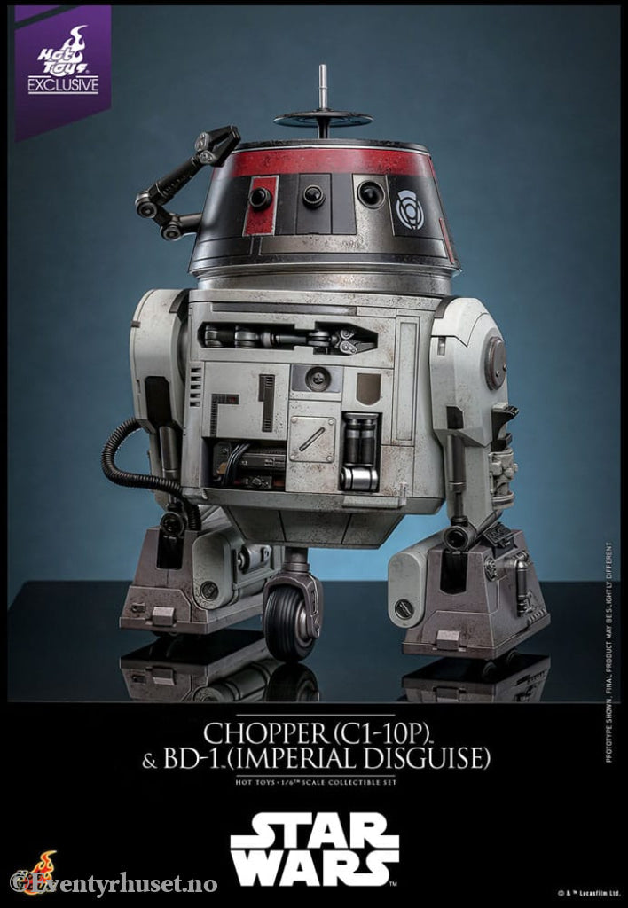 Star Wars Action Figure Set 1/6 Chopper (C1-10P™) & BD-1™ (Imperial Disguise) 18 cm & 8 cm Toys